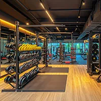 Gymnasium at Clove County Noida