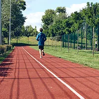 Jogging track at Clove County Noida