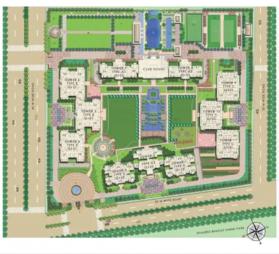 ACE ARTE Noida – master plan layout