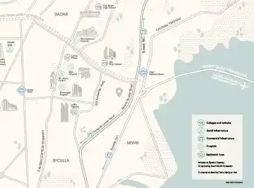 Lodha Aureus Sewri location map