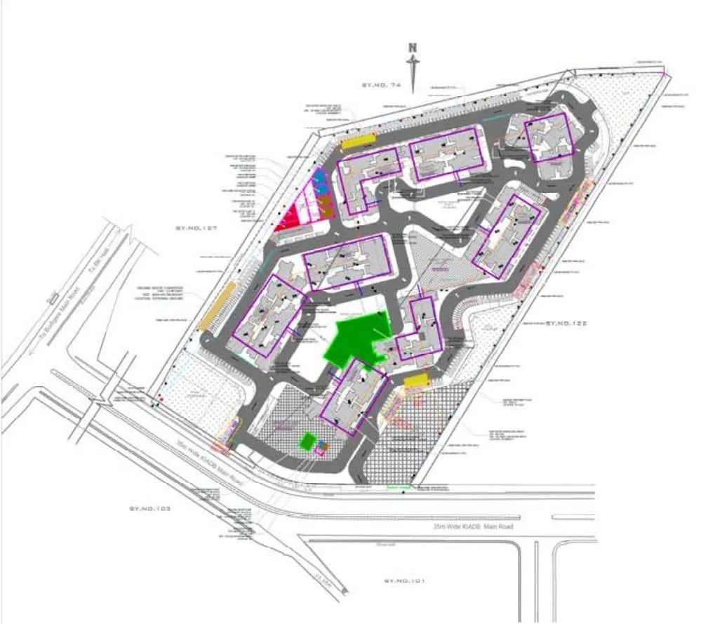Nikoo 9 township master plan preview, blurred