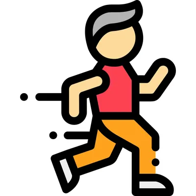 Jogging track amenity icon