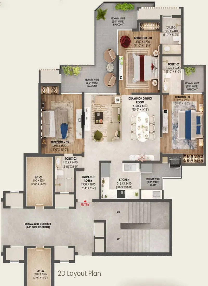 Layout Floor plan