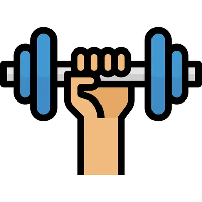 Clubhouse gymnasium amenity icon