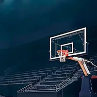 Basketball court at Clove County Noida
